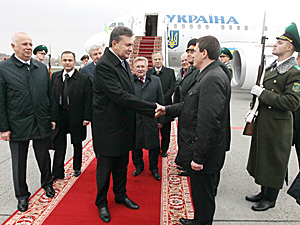 Viktor Yanukovych in Minsk 