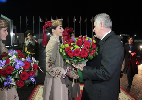Serbia President arrives in Belarus on official visit Serbia President arrives in Belarus on official visit