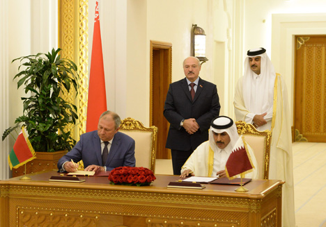 Belarus, Qatar sign documents to step up bilateral cooperation