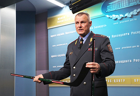 Chairman of the Supervisory Council of HC Dinamo Minsk, Belarusian Interior Minister Igor Shunevich