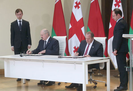 Belarus, Georgia sign 15 documents Belarus, Georgia sign 15 documents
