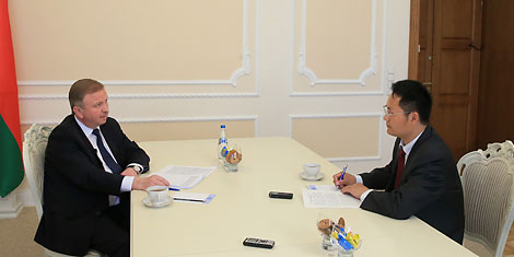 Kobyakov gives interview to Xinhua