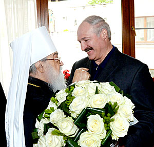 Lukashenko meets with Metropolitan Filaret