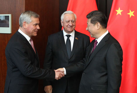Mikhail Myasnikovich met with China President Xi Jinping