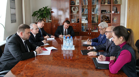 During the meeting. Photo by MFA of Belarus