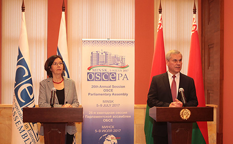 Agreement signed on organization of 26th OSCE PA Annual Session in Minsk