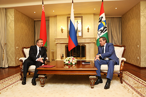 Belarus prime minister, governor of Russia’s Novosibirsk Oblast discuss cooperation