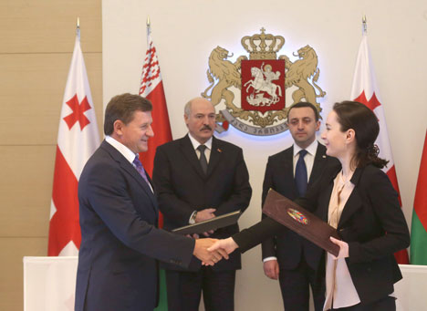 Belarus, Georgia sign 15 documents