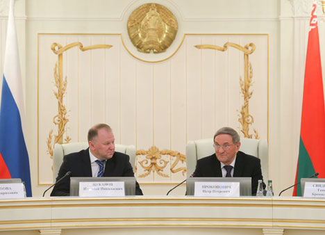 Deputy Prime Minister of Belarus Piotr Prokopovich and Kaliningrad Oblast Governor Nikolai Tsukanov 
