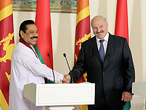 Belarus President invited to visit Sri Lanka