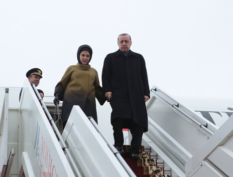 Erdogan arrives in Belarus on official visit