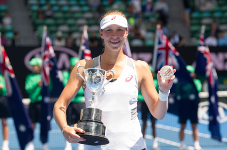 Вера Лапко впервые выиграла юниорский турнир "Большого шлема" - Australian Open