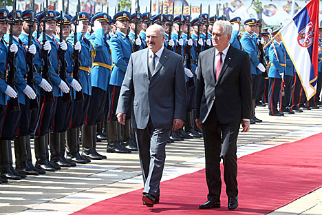 Визит Александрп Лукашенко в Белград