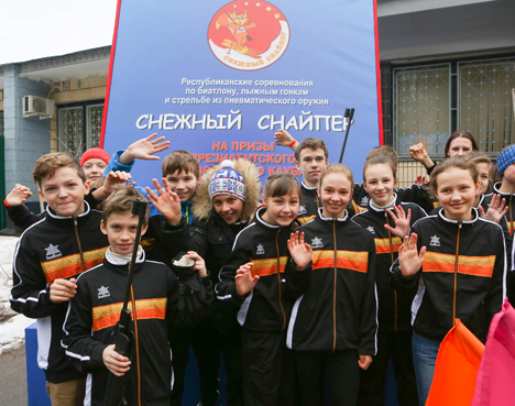 Финал турнира "Снежный снайпер" собрал в Минске около 200 участников