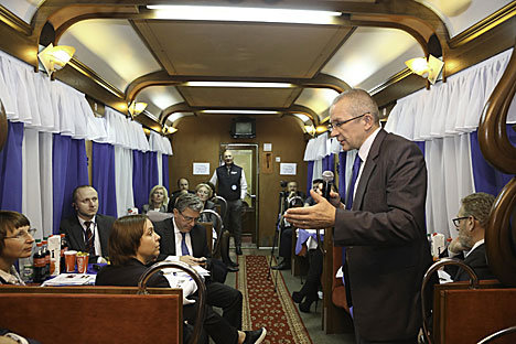 Поезд к 70-летию ООН отправился в семидневное путешествие по Беларуси