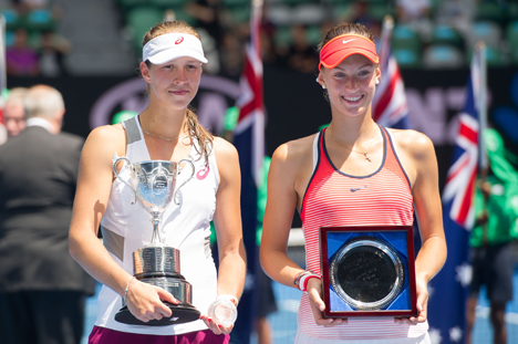 Вера Лапко впервые выиграла юниорский турнир "Большого шлема" - Australian Open