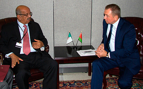 Встреча с министром иностранных дел Алжира Абделькадером Месахелем 