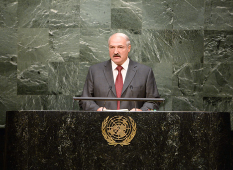 Президент Беларуси Александр Лукашенко выступил в общей дискуссии 70-й сессии Генеральной ассамблеи ООН