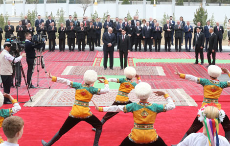 Комплекс зданий посольства Беларуси в Туркменистане торжественно открыли в Ашхабаде