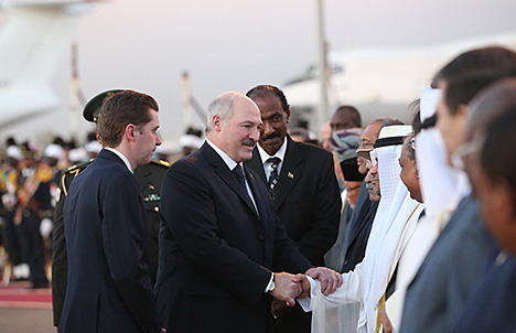 Президент Беларуси Александр Лукашенко прибыл с официальным визитом в Судан