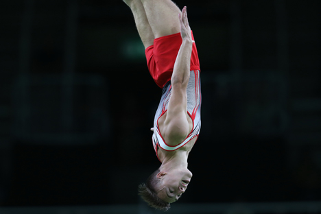 Белорус Владислав Гончаров стал олимпийским чемпионом в прыжках на батуте
