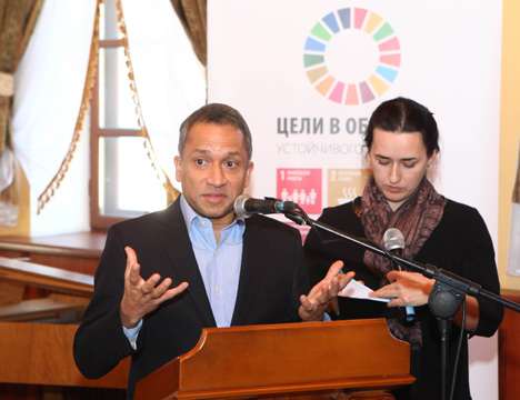 Постоянный координатор ООН и постоянный представитель ПРООН в Беларуси Санака Самарасинха