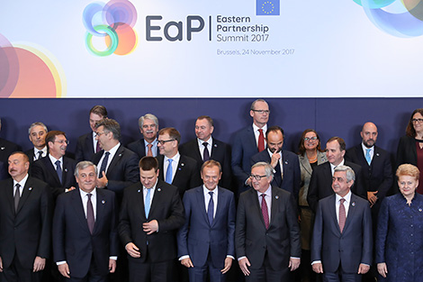 Заседание саммита "Восточное партнерство" завершилосьЛидеры ЕС заявляют о важности партнерства с восточными соседями, в том числе Беларусью в Брюсселе