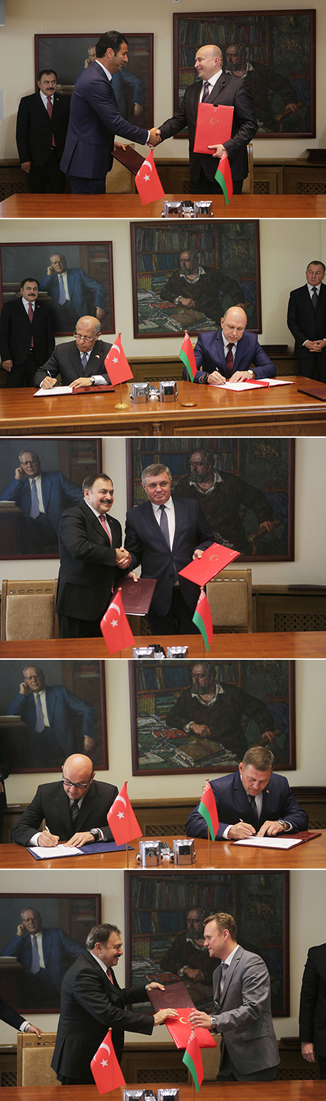 Беларусь и Турция подписали семь документов по итогам заседания межправкомиссии в Минске