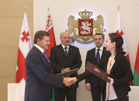 Беларусь и Грузия подписали пакет из 15 документов