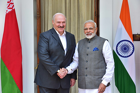 Лукашенко заявил о твердом намерении усиливать связи между Беларусью и Индией