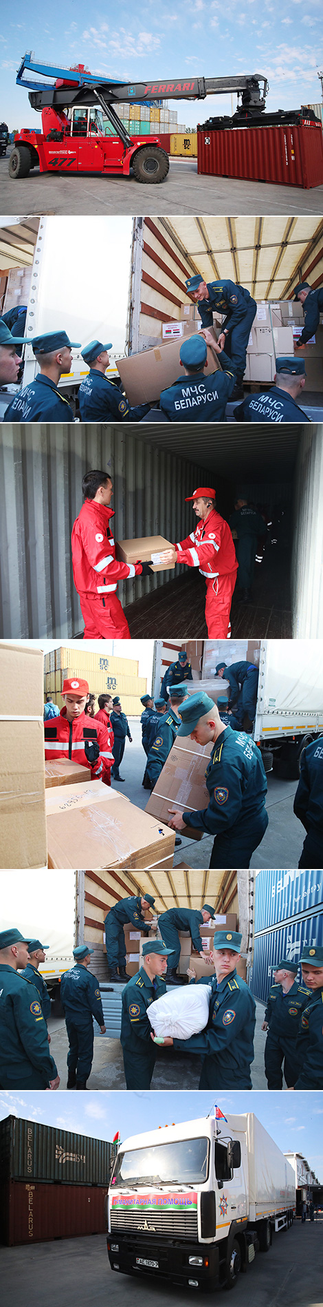 Белорусская гуманитарная помощь отправлена в Сирию