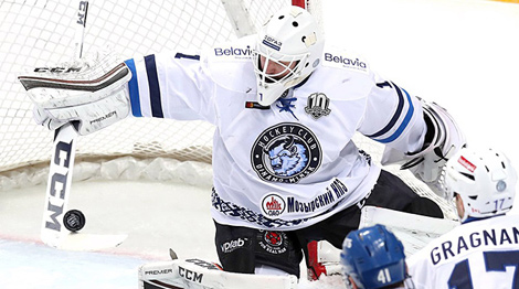 Yunas Enroth. Photo of HC "Dynamo-Minsk"