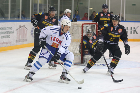 Finland’s Jani Rita scores first goal of Christmas ice hockey tournament in Minsk
