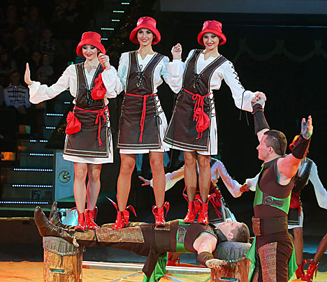 Belarusian State Circus new show, A Magic Dream on a Winter Night