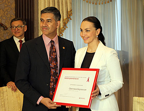 Svetlana Borovskaya appointed UNAIDS Goodwill Ambassador in Belarus