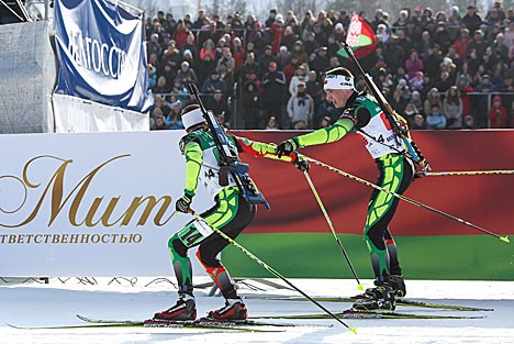 Pavel Poplavsky and Igor Karpyuk of Belarus