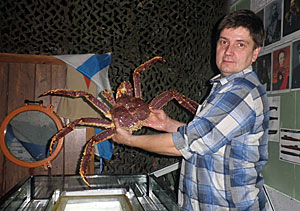 Petrovich the Giant Crab from the Minsk oceanography center Open Ocean 