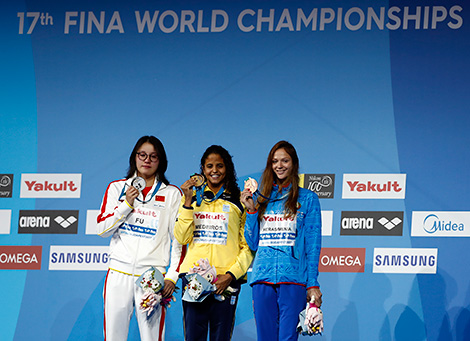 Gerasimenya wins bronze at FINA World Championships