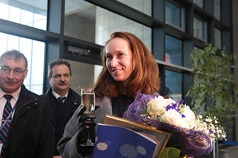 Minsk National Airport has welcomed its three-millionth passenger, Violetta Belitskaya