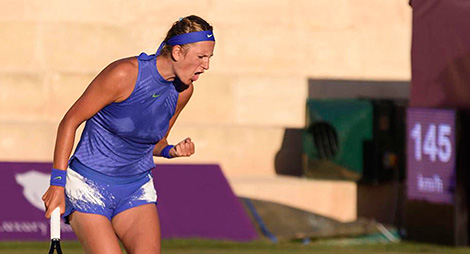 Azarenka wins on her return