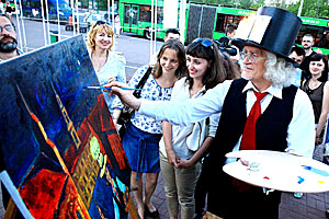 Vladimir Prokoptsov will display his unfinished work My Vitebsk