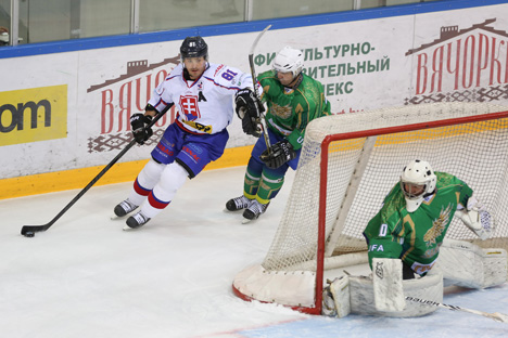 Slovakia steamrolls Russia 12:0 during Christmas ice hockey tournament in Minsk