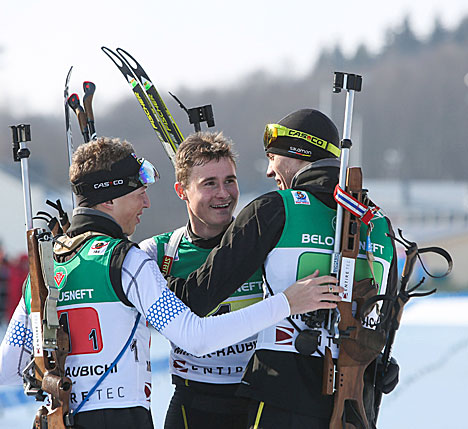 The Russian team of Igor Shetko, Nikita Porshnev and Kirill Streltsov