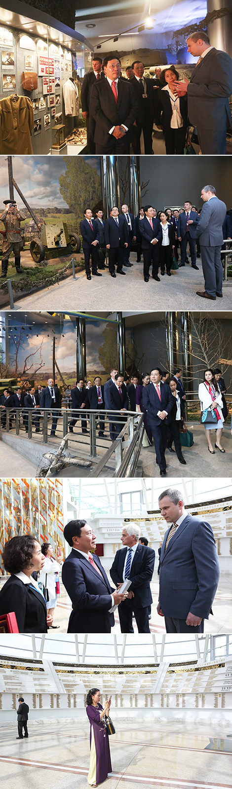 Vietnam delegation visits Great Patriotic War museum