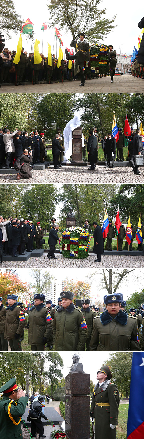 Monument to Venezuelan hero unveiled in Minsk