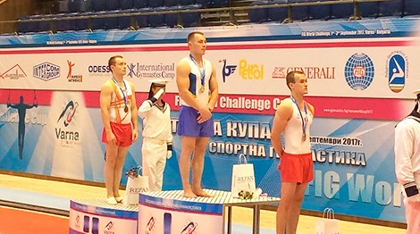 Three medals for Belarus at FIG World Challenge Cup 2017