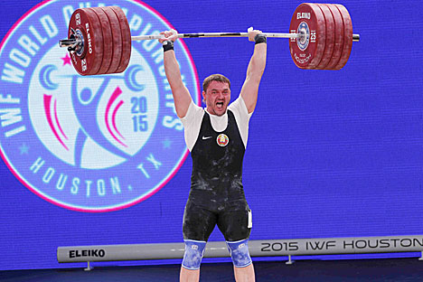 Belarus’ Vadim Streltsov wins world weightlifting title