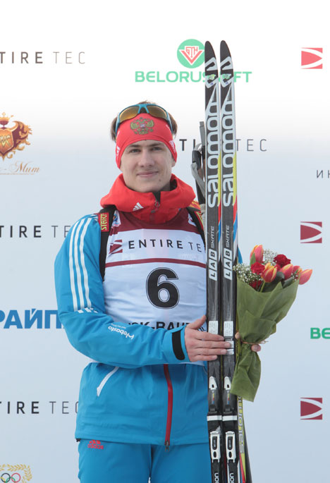 Eduard Latypov of Russia claimed the 12.5K Junior Men's Pursuit gold