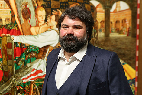 Belarusian painter Roman Zaslonov