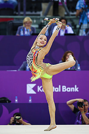 Belarus’ Melitina Staniouta